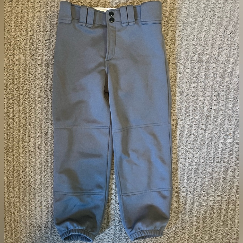 Xs charcoal mizuno softball pants